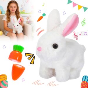 Easter Plush Rabbit Toy, Interactive Rabbit Toy