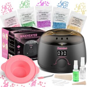 Waxing Kit, Wax Warmer Hair Removal Kit with Wax Pot Heater
