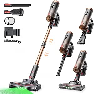 Proscenic P11 Ultra+ Aspirapolvere senza Fili Potente 500W/50Min/50KPA