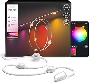 Philips Hue Festavia Permanent Prolunga per Stringa di Luci da Esterno, 9 M
