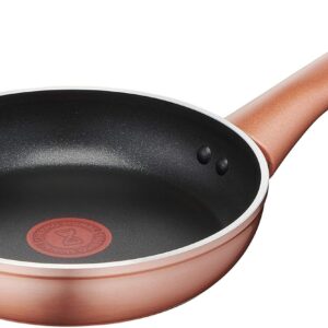 Lagostina Ramata Padella Antiaderente in Alluminio Ø 24 cm con Esterno Effetto Rame