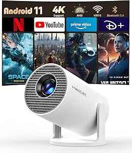 Magcubic Mini Beamer 4K Unterstützt